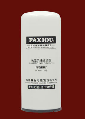 กรองน้ำมันเครื่องดีเซล DFM พ่นสีขาว FF5687 M72x2